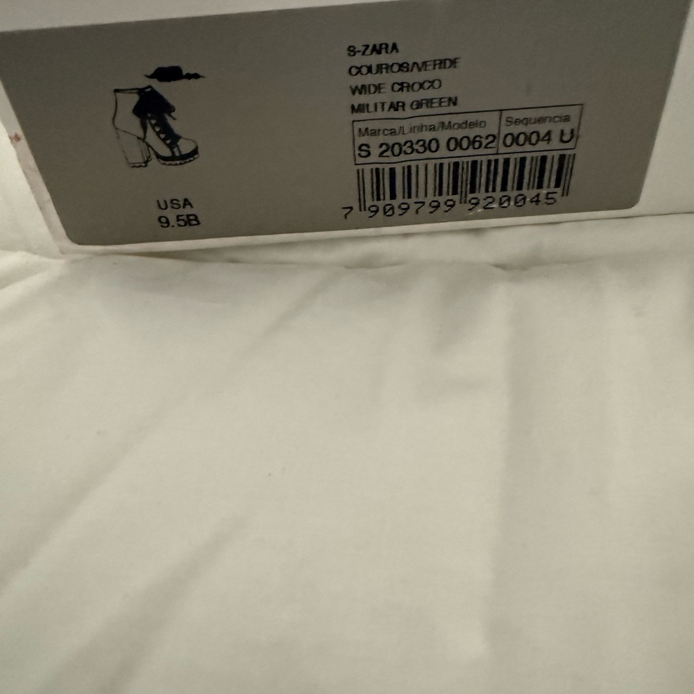 SCHUTZ Olive Combat Boots - Picture 2 of 3